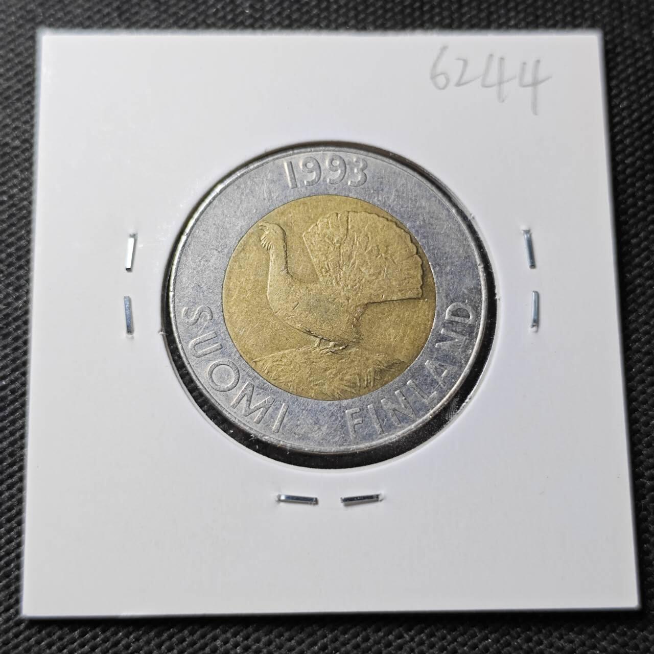 KK钱币收藏小铺  第362场  2月预留时间 周末发货 芬兰10马克双色币 