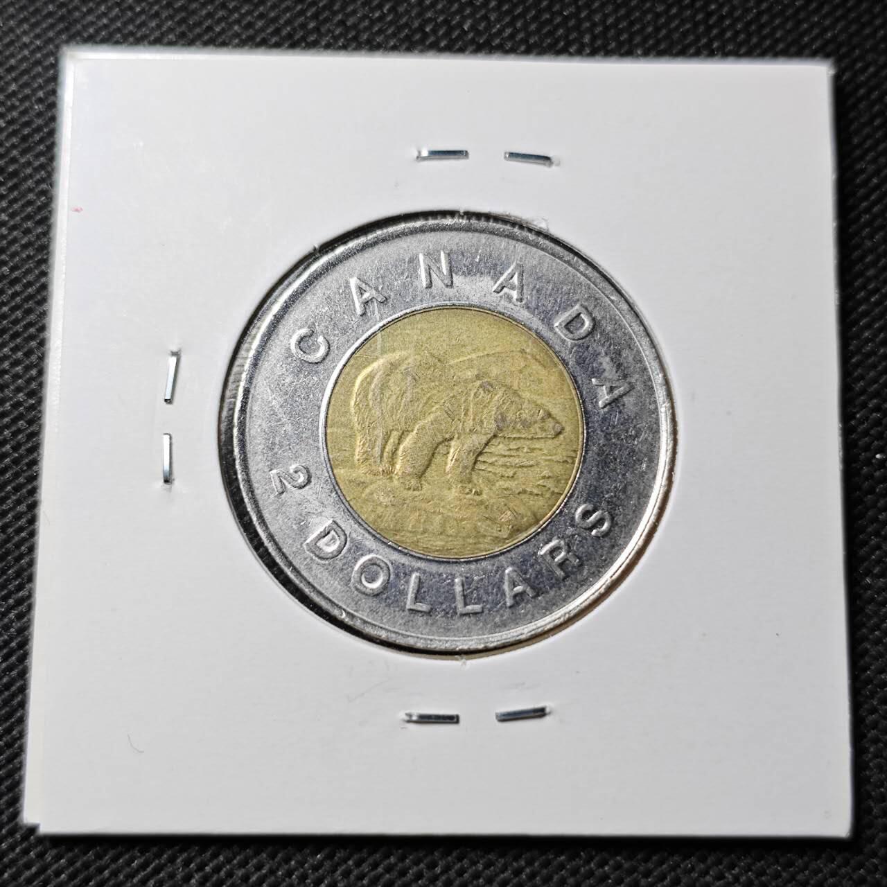 KK钱币收藏小铺  第361场  2月预留时间 周末发货  加拿大2元