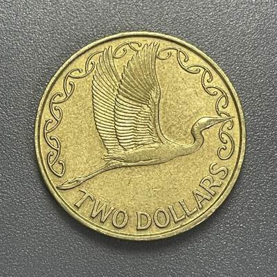 回流1115 - 新西兰2001年2元 白鹤