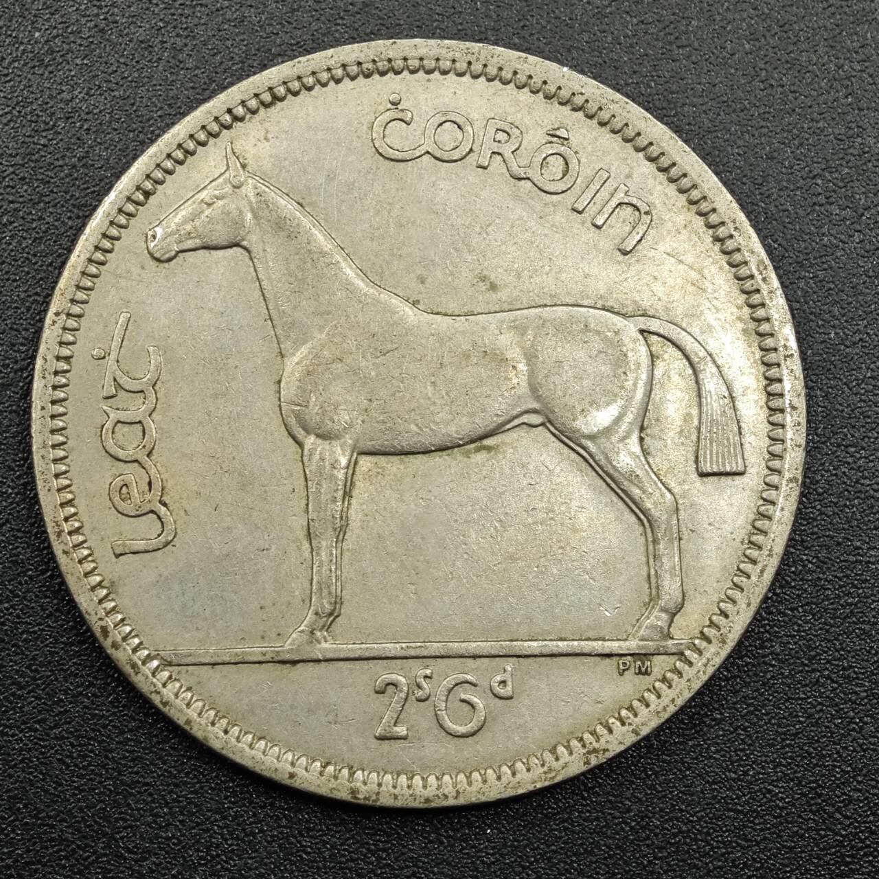 【淘币小摊】实时拍第七百八十一拍   散币场   满百包邮可预留二周 每周一统一发货   爱尔兰1964年半克朗镍币