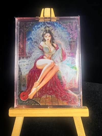 第二十八场  无佣金 不寄存 不收拍 卡牌设有底价 拒绝小号抬价 大家放心拍 所有拍品全部有卡膜 自制卡牌 不包厂瑕 放大镜 品控 勿拍 流拍商品会循环 感谢大家支持 留个关注 不定时上新 谢谢 - 奇点卡牌 亲签 宗 落凡尘 息妫衿 冷烫亲签