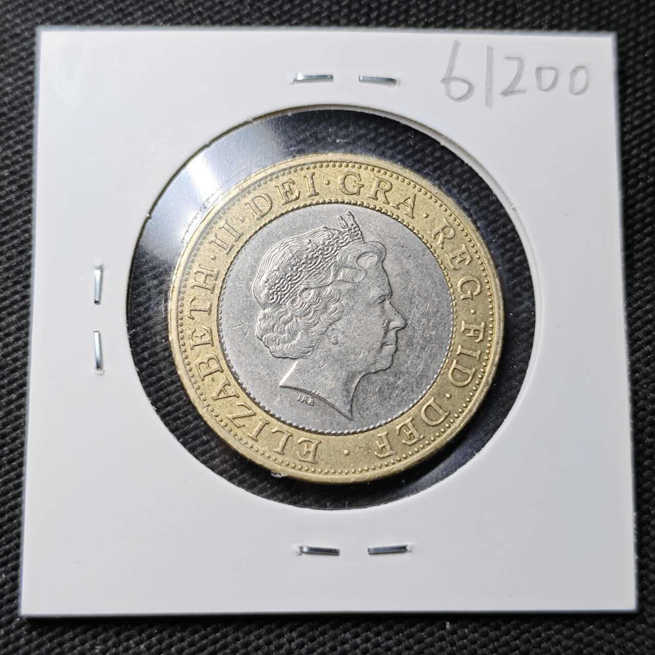 KK钱币收藏小铺  第361场  2月预留时间 周末发货  英国2镑