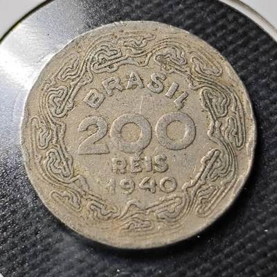 KK钱币收藏小铺  第361场  2月预留时间 周末发货 -  1940巴西200瑞斯
