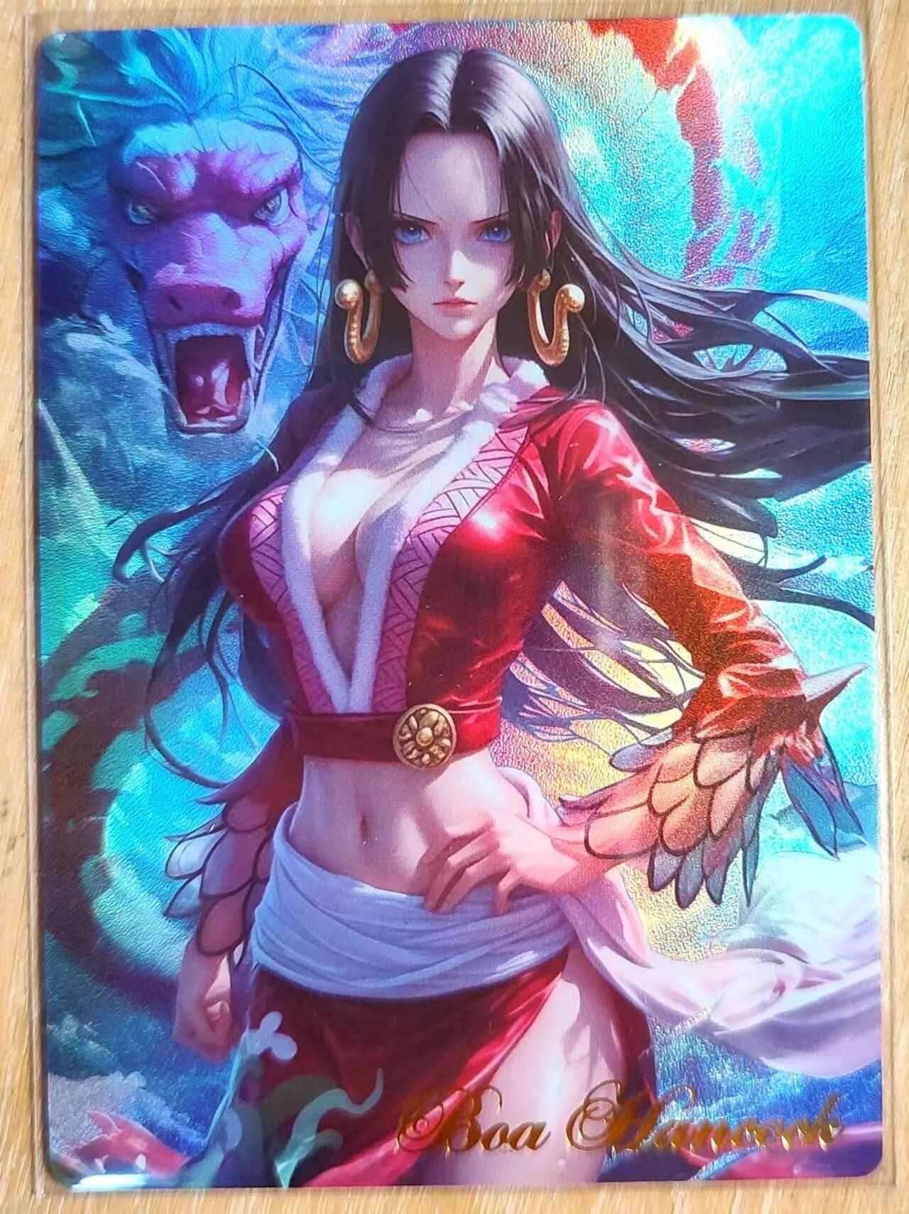 龙虎卡牌第六一场 （无佣金，单场满200元包邮，欢迎送拍） 磨砂彩闪 海贼王卡牌 女帝