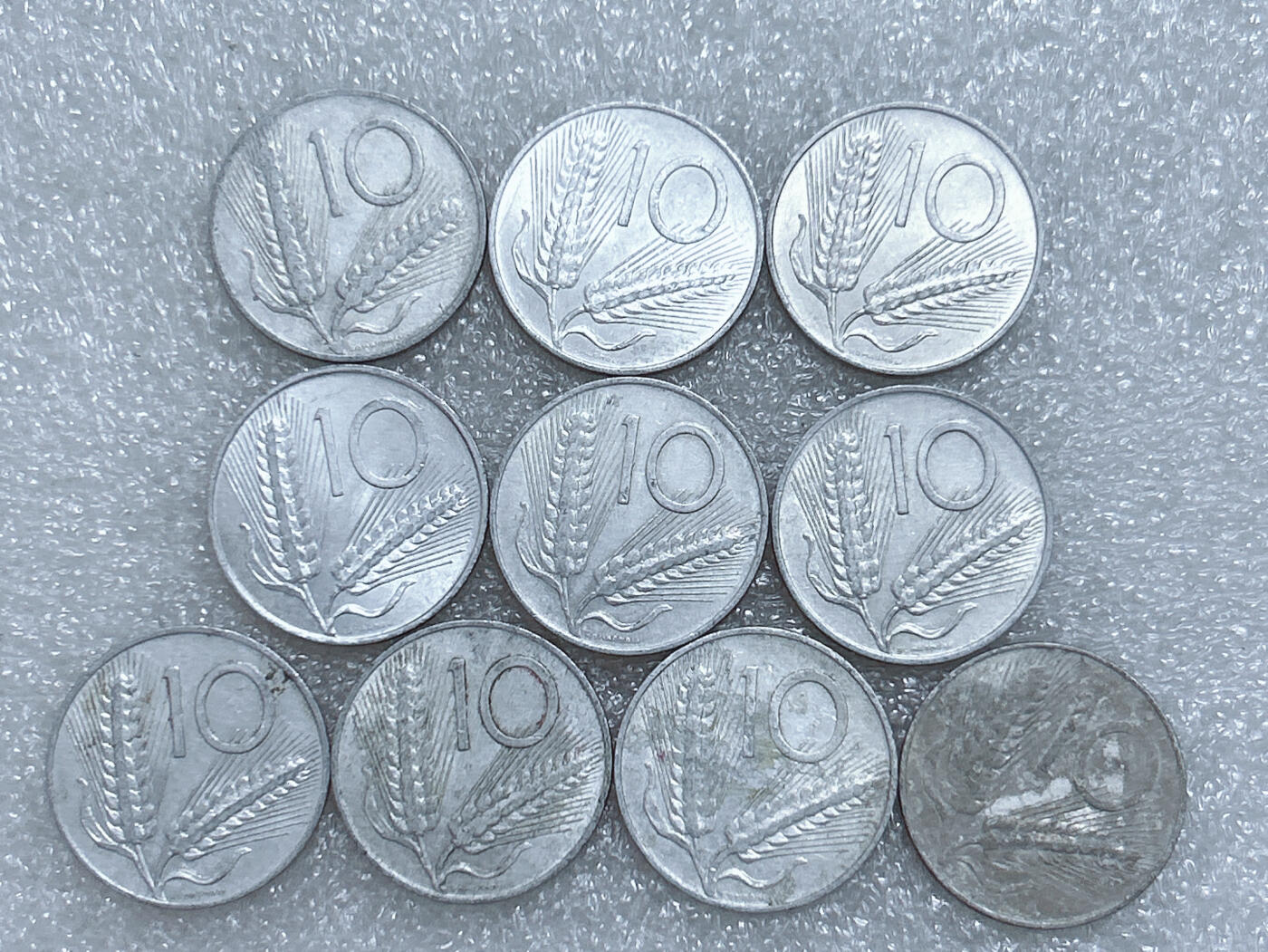 第一海外回流一元起拍收藏 散集专场  第260期 意大利10里拉铝币 10枚