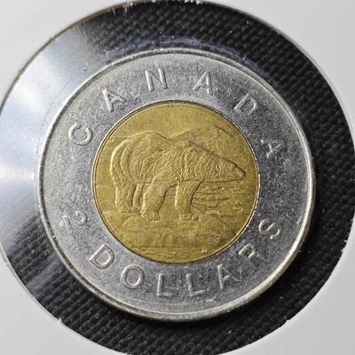 KK钱币收藏小铺  第362场  2月预留时间 周末发货 -  加拿大2元