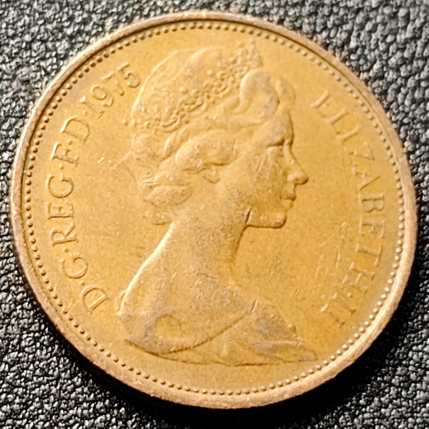 泉币菌-第120场-精品福利场 美品  英国2便士铜币 威尔士皇冠 25.9mm