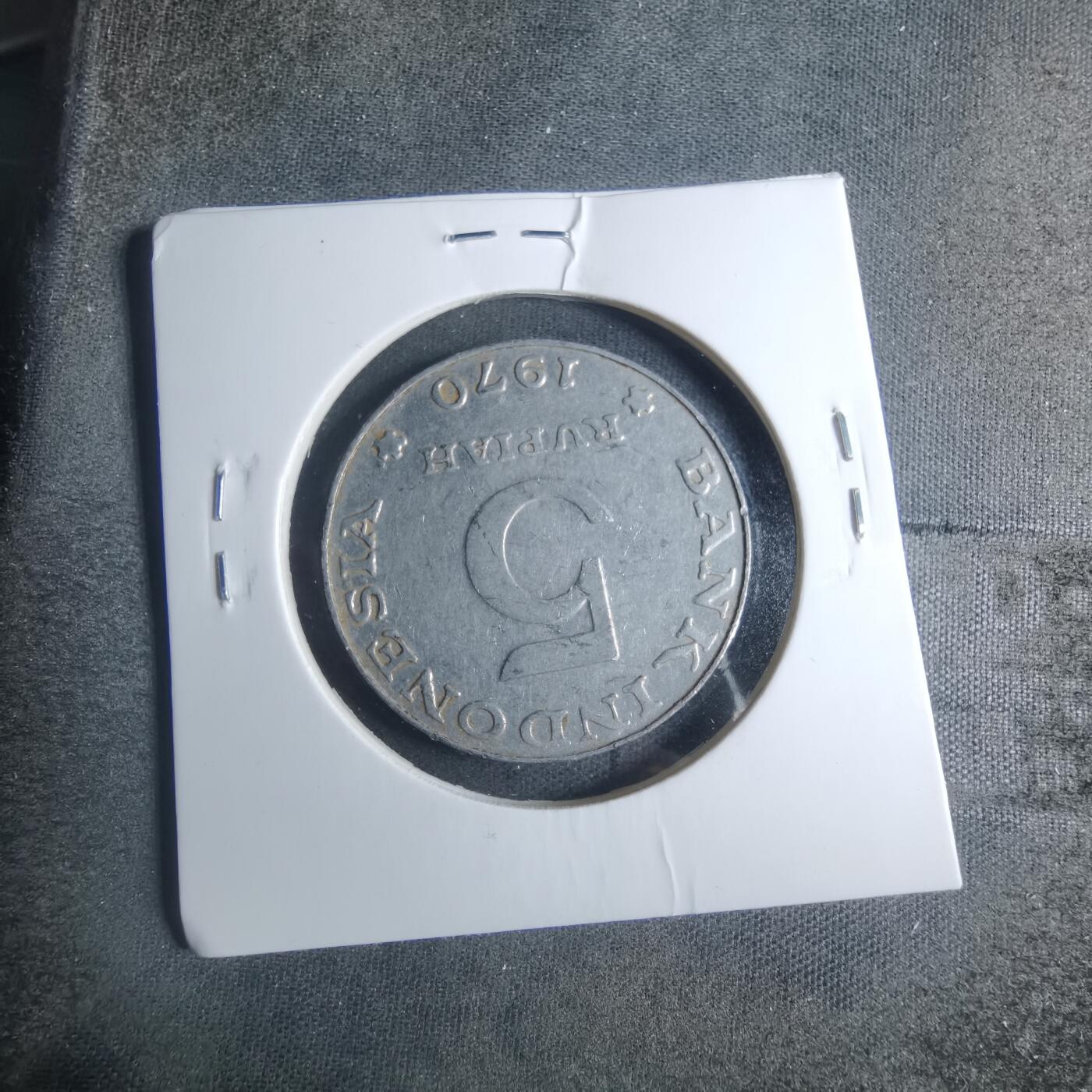 沼泽如烟--第885场 印度尼西亚1970年5卢比