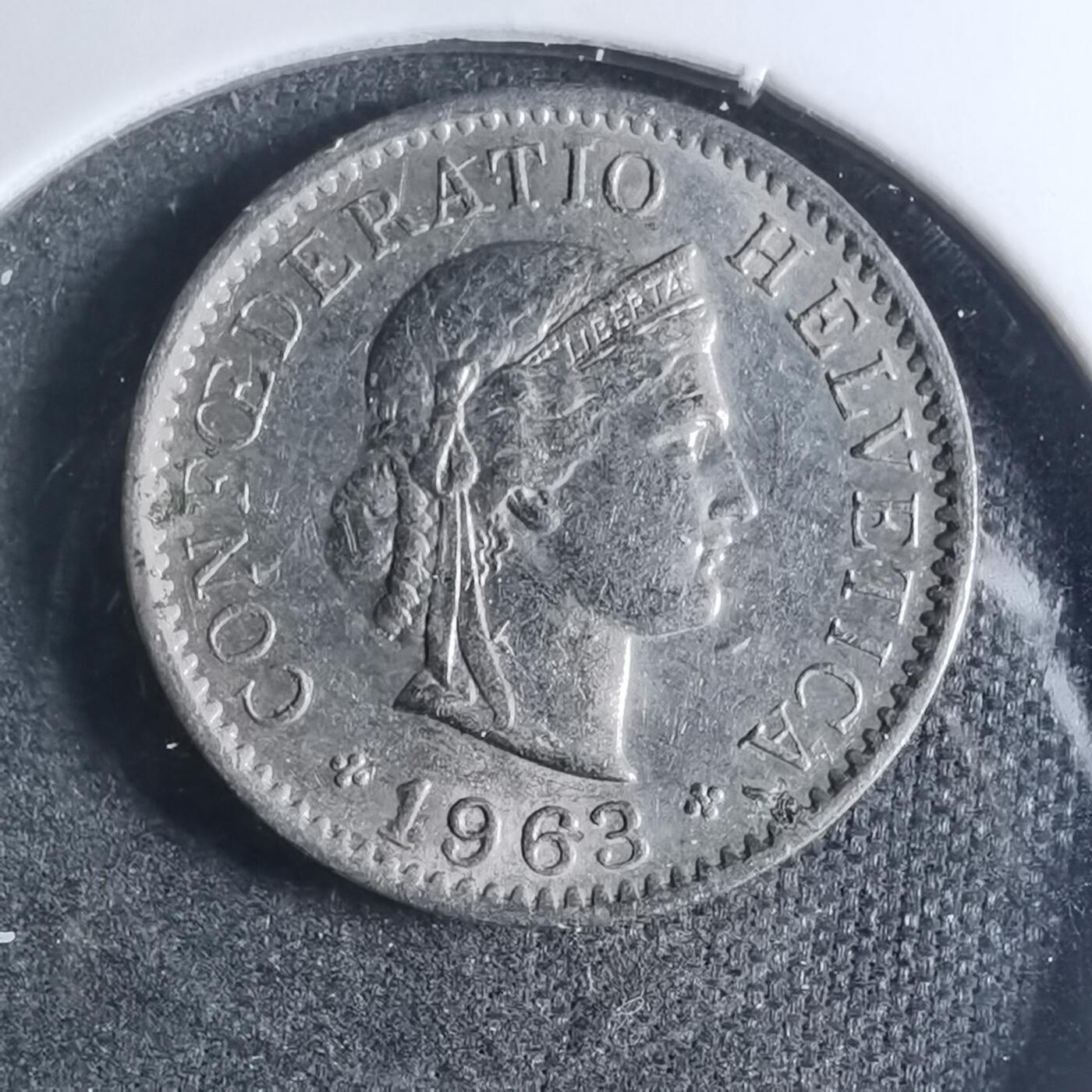 沼泽如烟--第885场 瑞士1963年五分