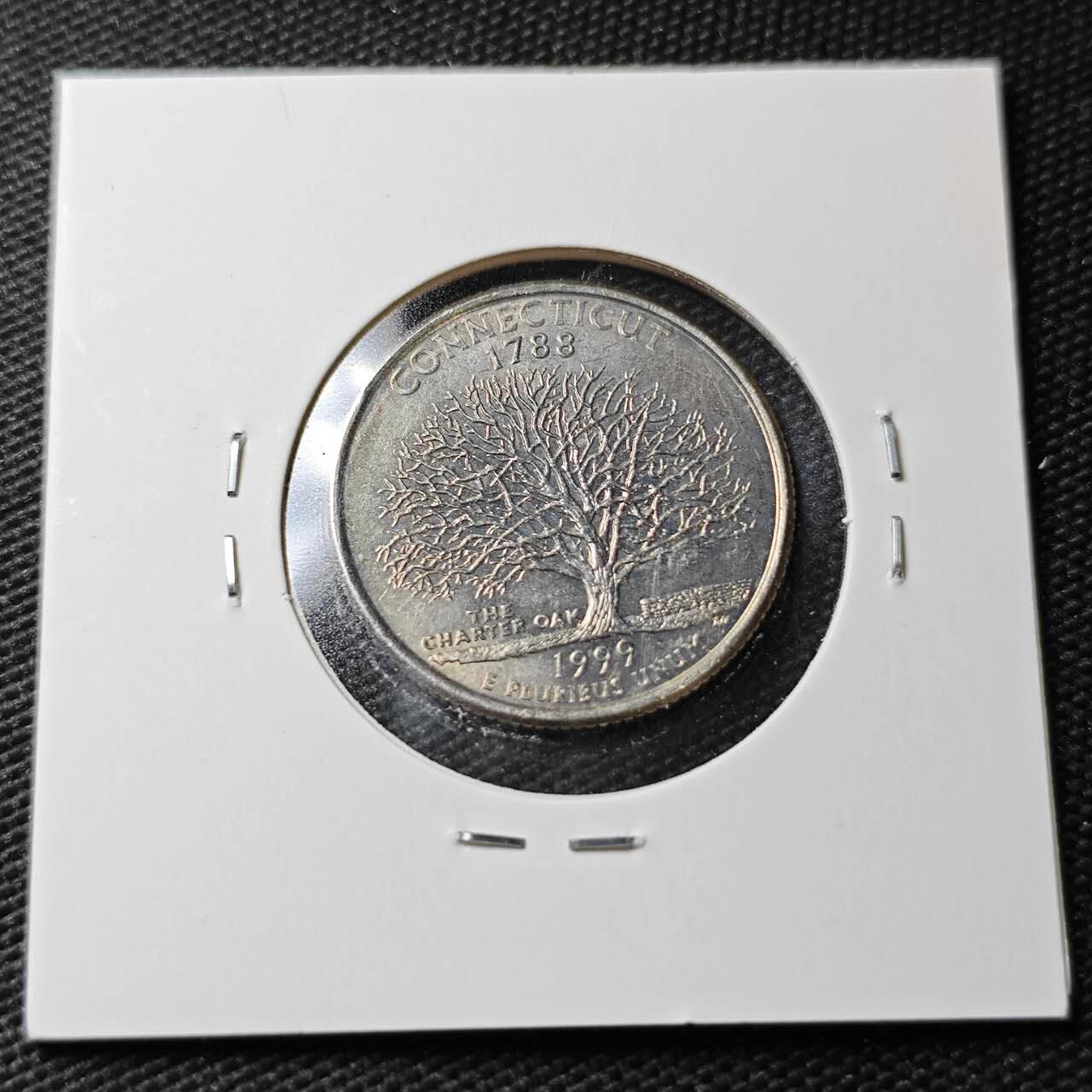 KK钱币收藏小铺  第361场  2月预留时间 周末发货  美国25分纪念币