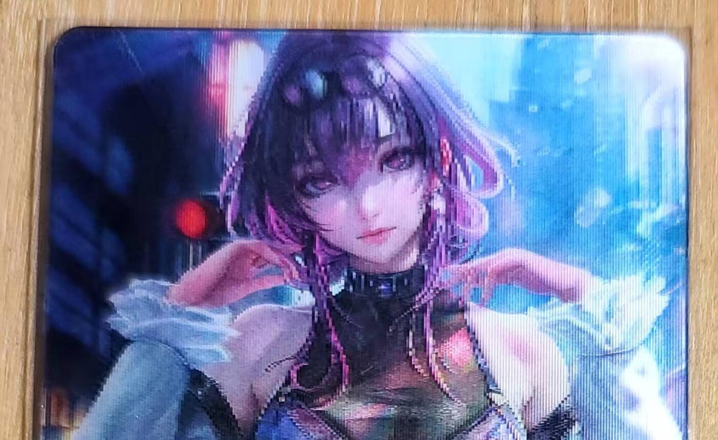 龙虎卡牌第六一场 （无佣金，单场满200元包邮，欢迎送拍） 光栅裸眼3D立体卡 玩卡秀卡牌 卡芙卡 艺术版