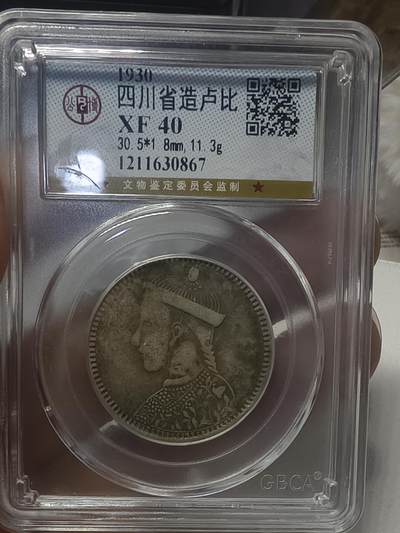 老银元专场（本场有部分趣味币和版别币） - 卢比，公博40分。