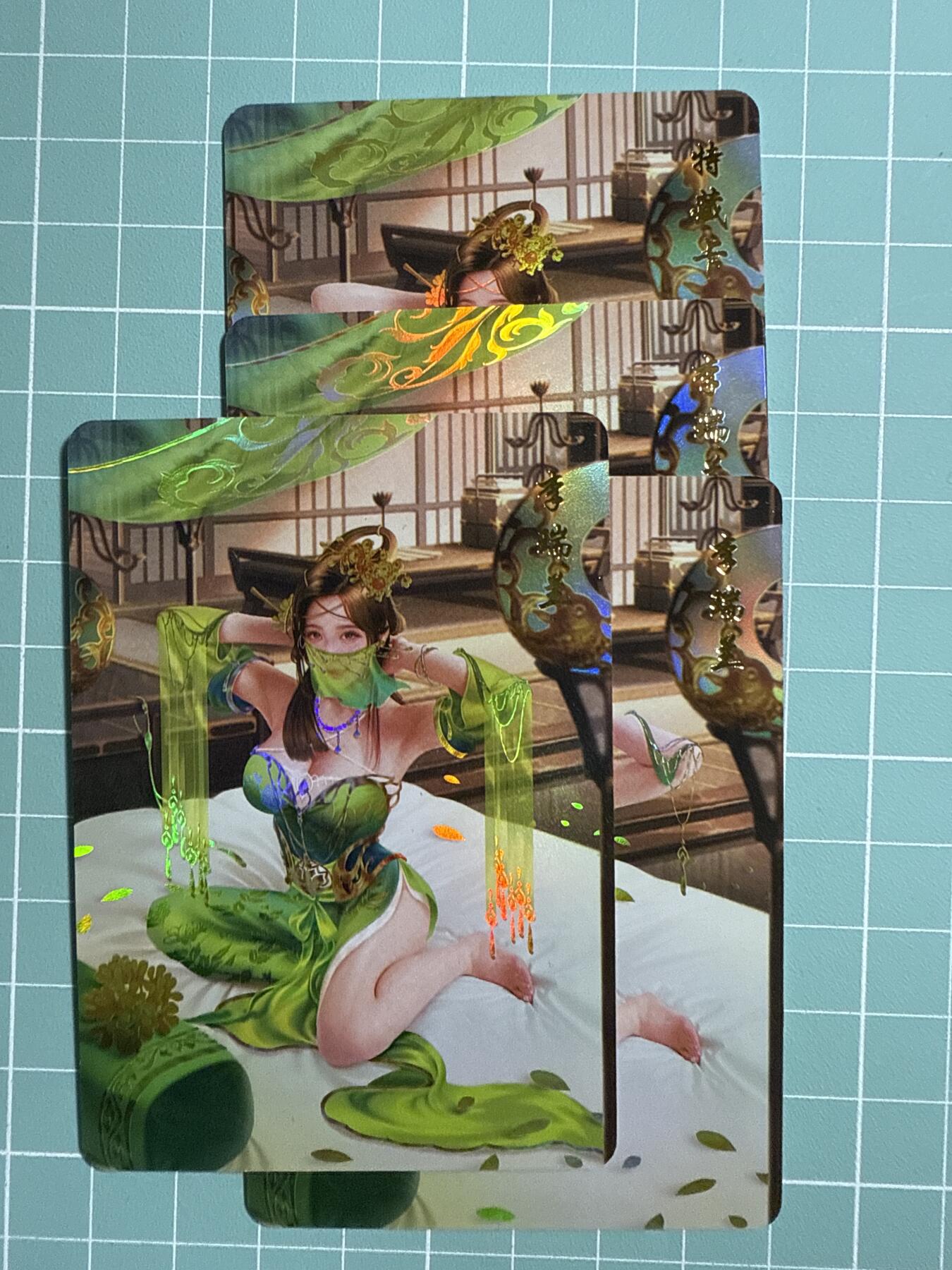 卡牌发烧友第21期，随单带裸卡，进群享包邮（持续收拍品，每周六晚23:50截拍，焱卡文化，国潮卡牌专场） 【套卡➕特藏】青鸾殿 水浒外传 3+1 彩闪 李瑞兰