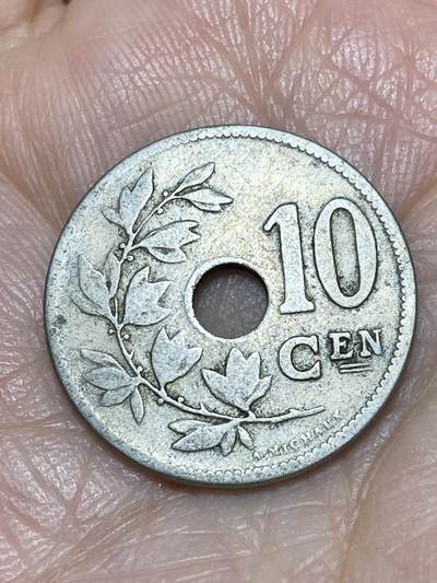 2025年第一百二十场(总第一百四十六场）外国好品散币(免佣金) - 比利时🇧🇪1904年10分(利奥波德二世，荷语版)