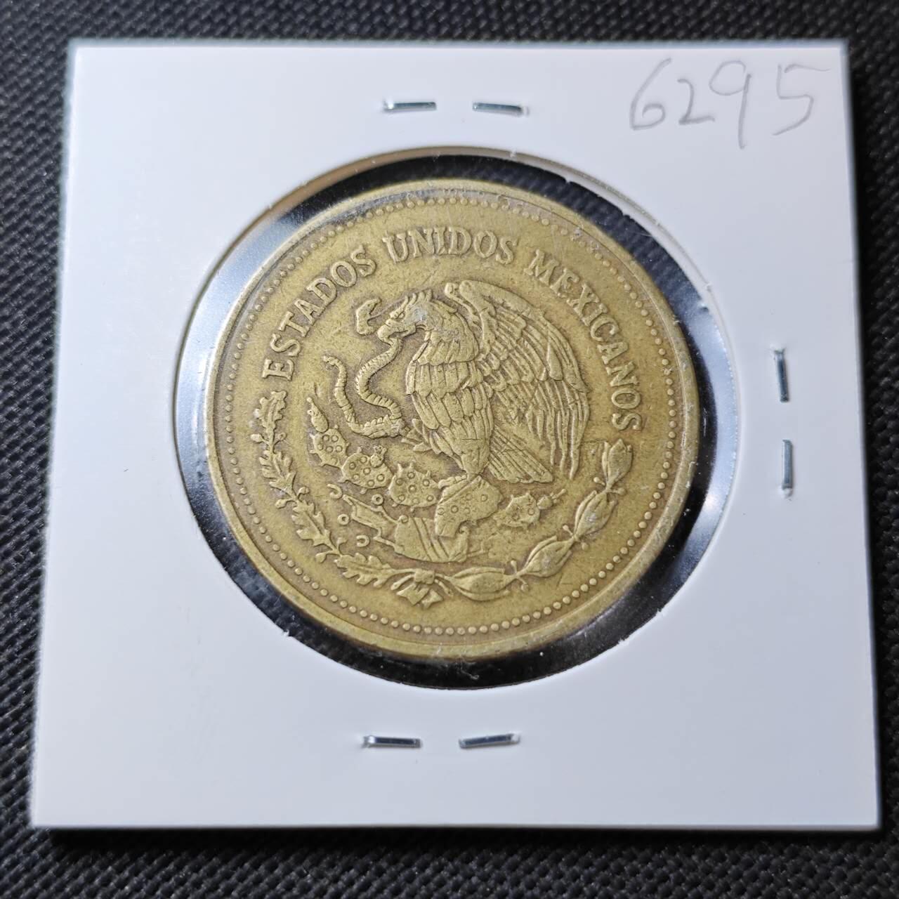 KK钱币收藏小铺  第362场  2月预留时间 周末发货  墨西哥1000比索铜币