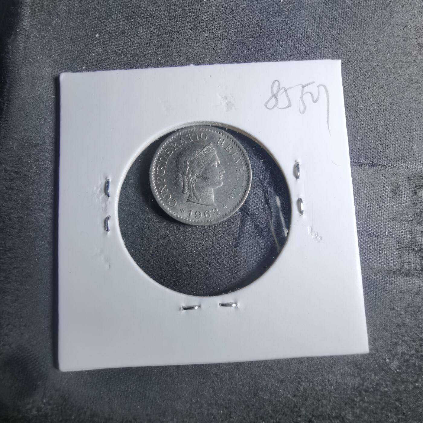 沼泽如烟--第885场 瑞士1963年五分