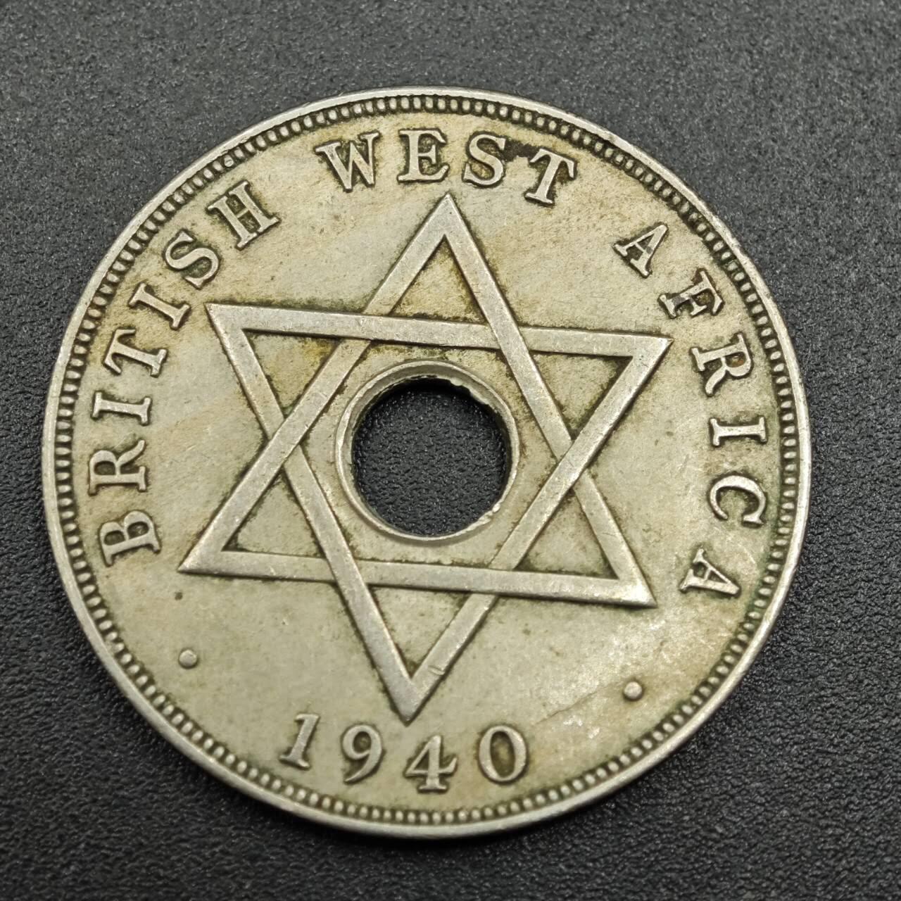 【淘币小摊】实时拍第七百八十一拍   散币场   满百包邮可预留二周 每周一统一发货   英属西非1940年乔治六世1便士镍币