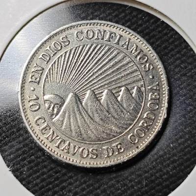 KK钱币收藏小铺  第362场  2月预留时间 周末发货 - 1972尼加拉瓜10分 