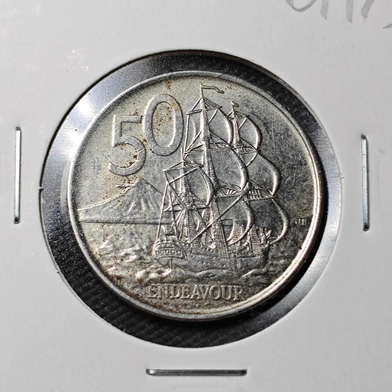 KK钱币收藏小铺  第361场  2月预留时间 周末发货  新西兰50分