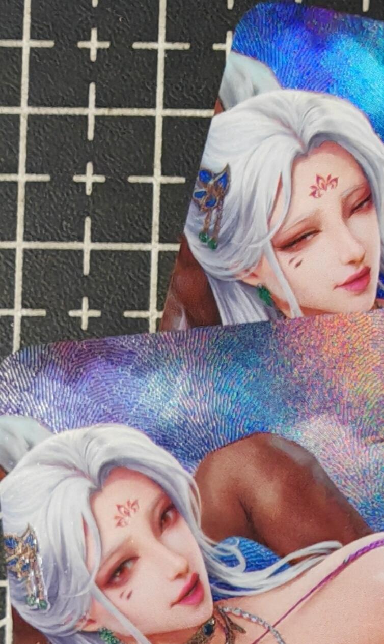 铃鹿第九期（提示一：自制卡难免瑕疵，可能存在撞角爆边等出厂瑕疵，介意慎拍；提示二：参拍请慎重，跑单押金不退的）） 柳钢蛋折彩艺术对卡