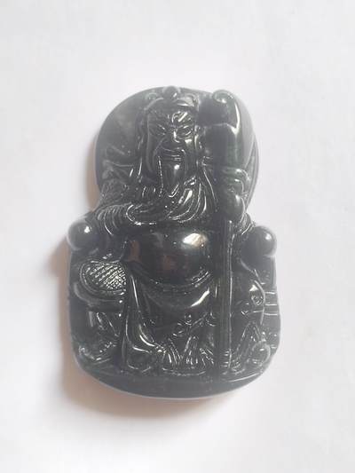 玉石 手镯 手串 手链 - 和田墨玉牌子。