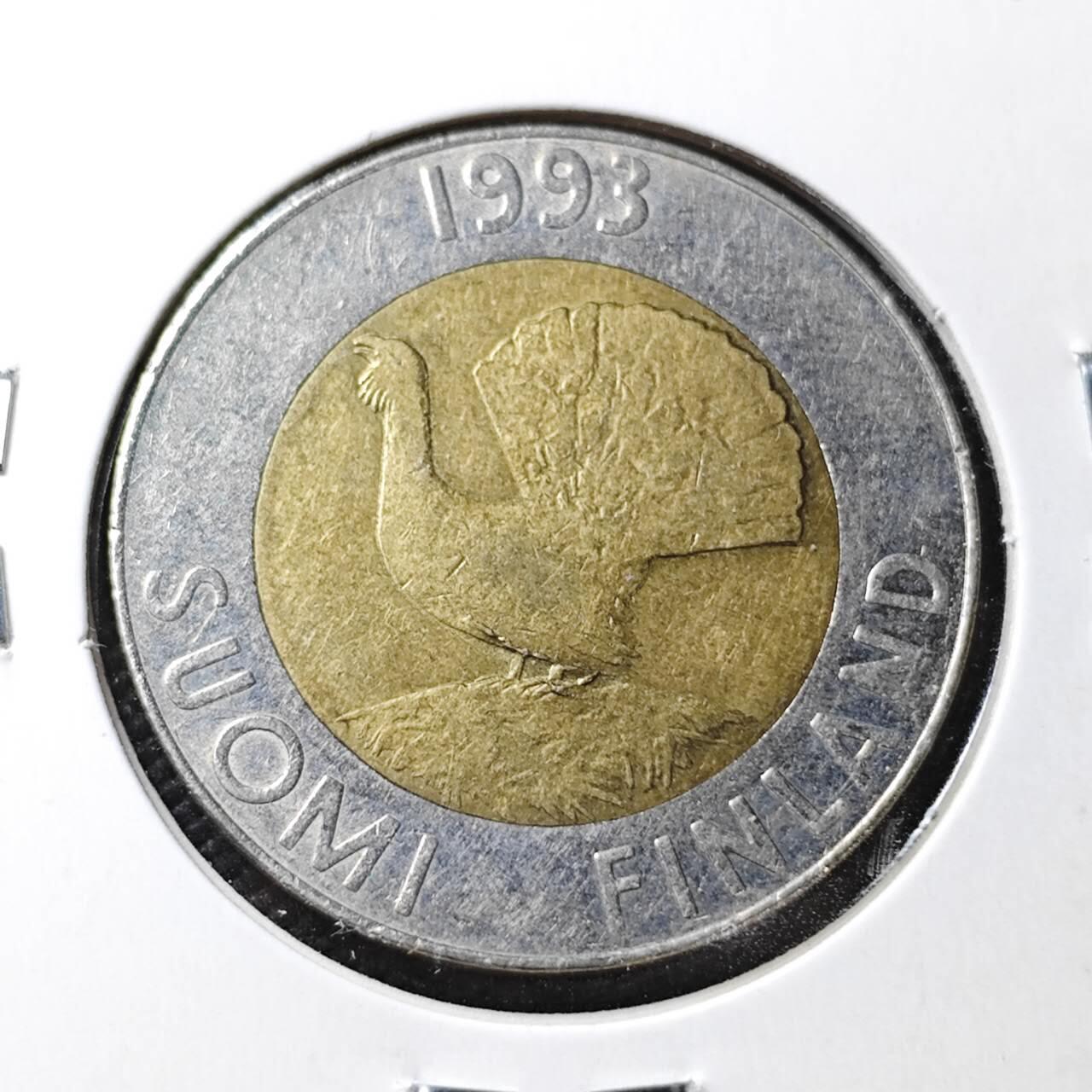 KK钱币收藏小铺  第362场  2月预留时间 周末发货 芬兰10马克双色币 