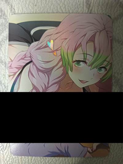 花开卡拍第45期（11月2号周日截拍，品控勿拍!!!拍品不寄存，运费5元，自制卡难免瑕疵，可能存在轻微撞角爆边等出厂瑕疵，品控介意勿拍！） - 绘天阁 鬼灭之刃 甘露寺蜜璃 彩闪单卡