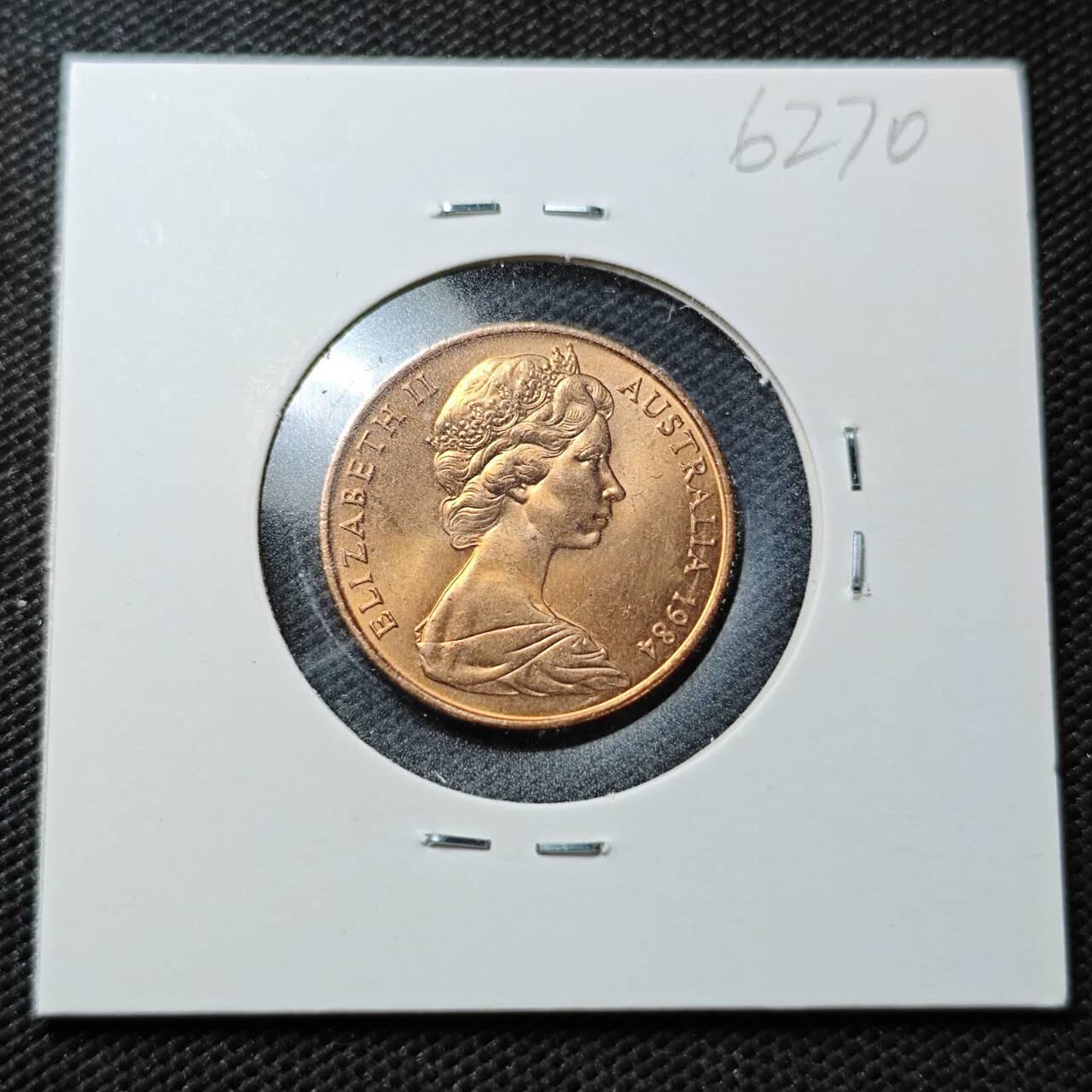 KK钱币收藏小铺  第362场  2月预留时间 周末发货  澳大利亚2分铜币 好品