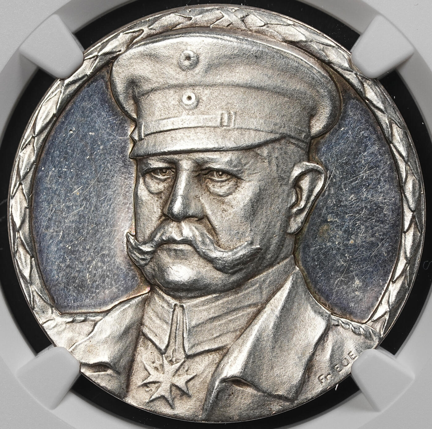 修遠堂世界钱币第九十一期 NGC MS64 1914年兴登堡纪念银章