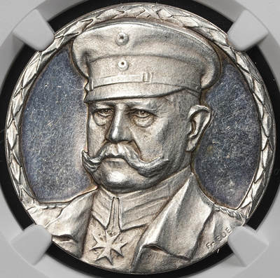 修遠堂世界钱币第九十一期 - NGC MS64 1914年兴登堡纪念银章