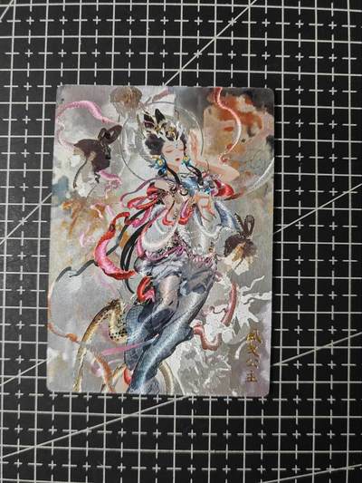 铃鹿第九期（提示一：自制卡难免瑕疵，可能存在撞角爆边等出厂瑕疵，介意慎拍；提示二：参拍请慎重，跑单押金不退的）） - 风曳公主粗闪单卡