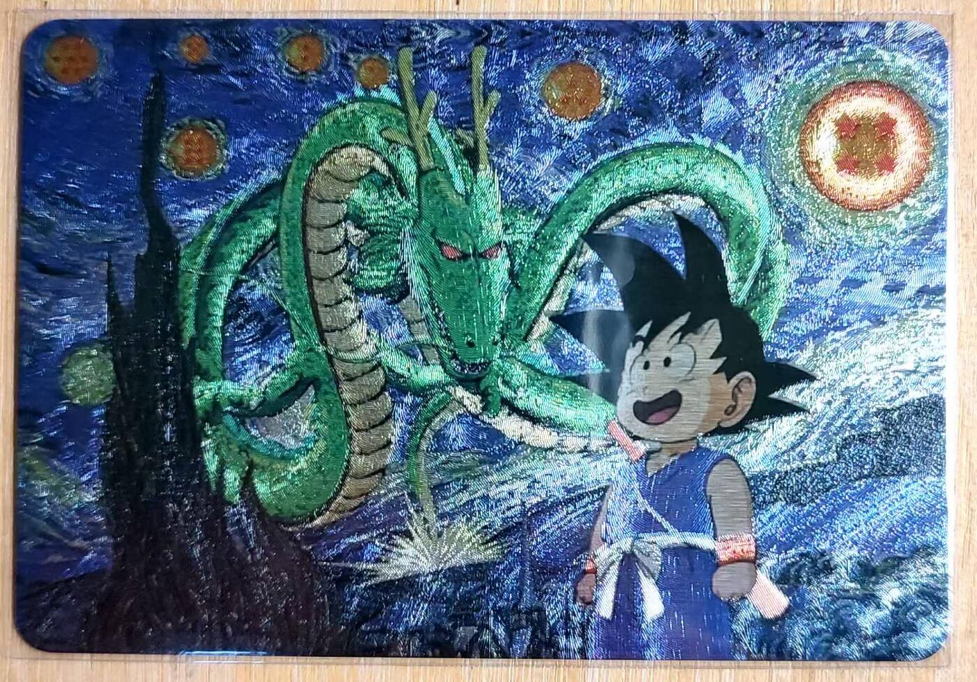 龙虎卡牌第六一场 （无佣金，单场满200元包邮，欢迎送拍） 粗闪 龙珠卡牌 油画系列特卡