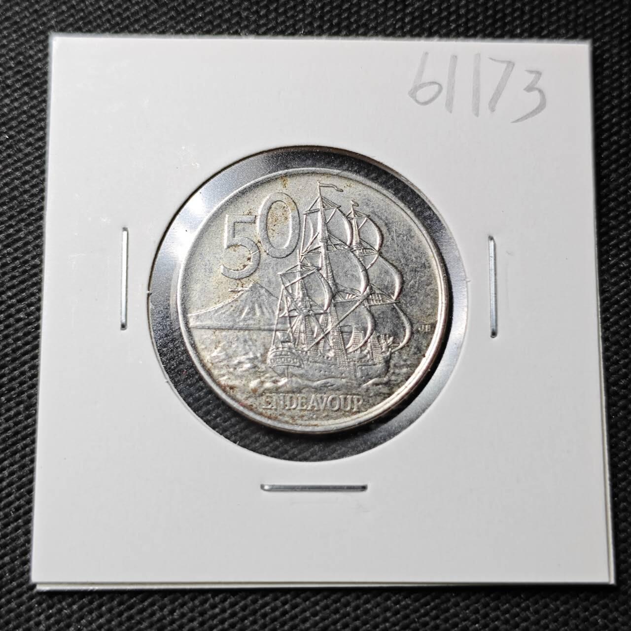 KK钱币收藏小铺  第361场  2月预留时间 周末发货  新西兰50分