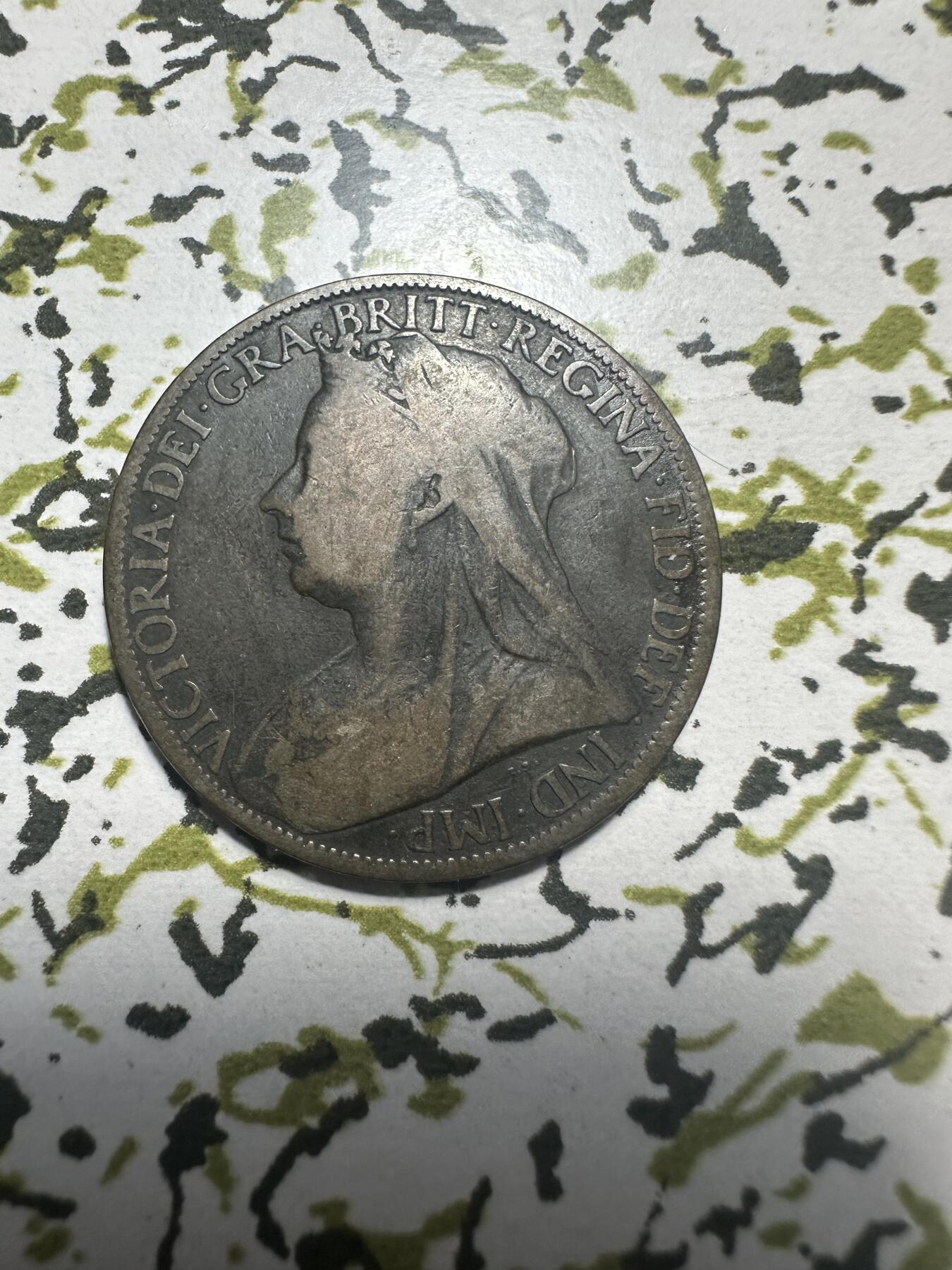 外国钱币，章 1899年英国1便士