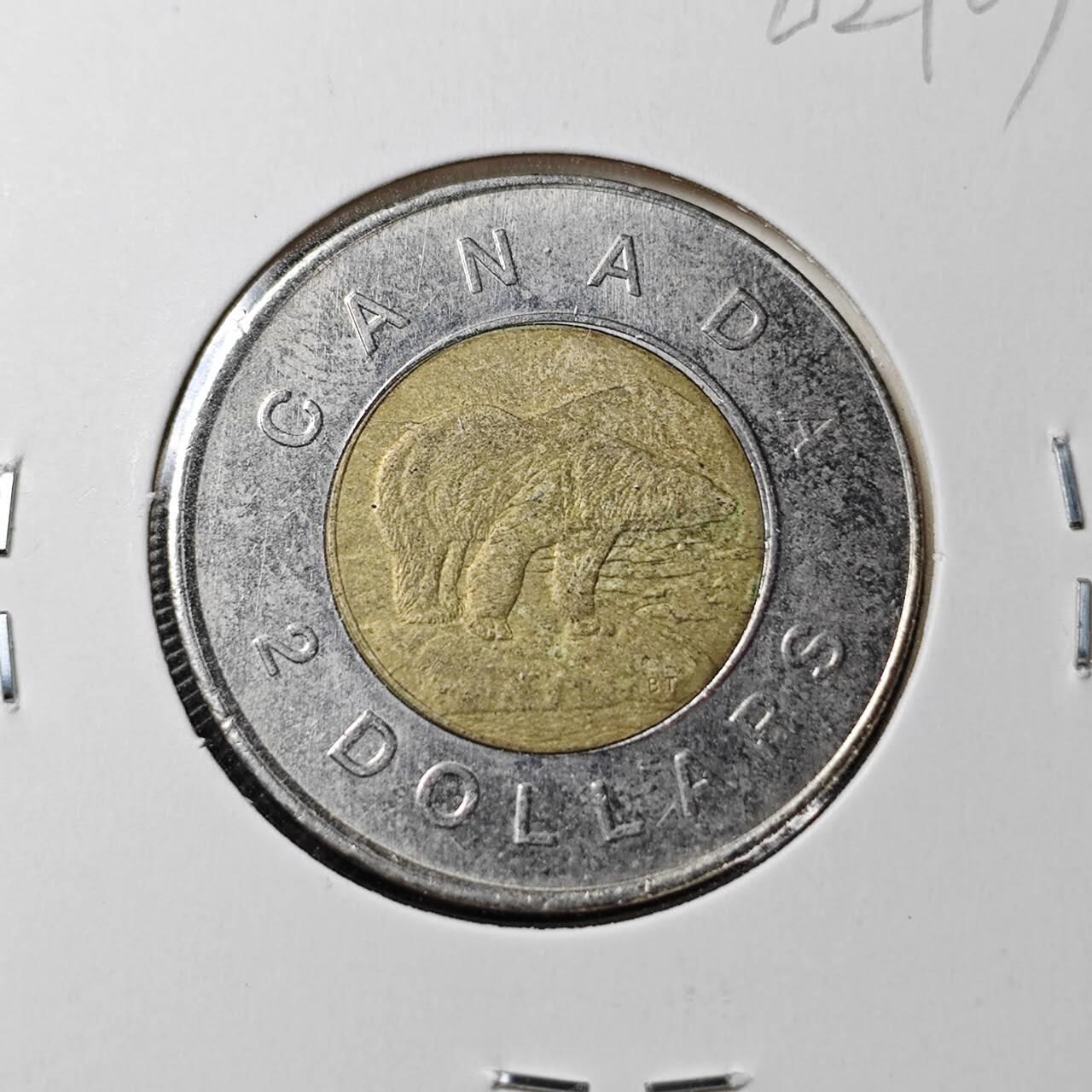 KK钱币收藏小铺  第362场  2月预留时间 周末发货  加拿大2元