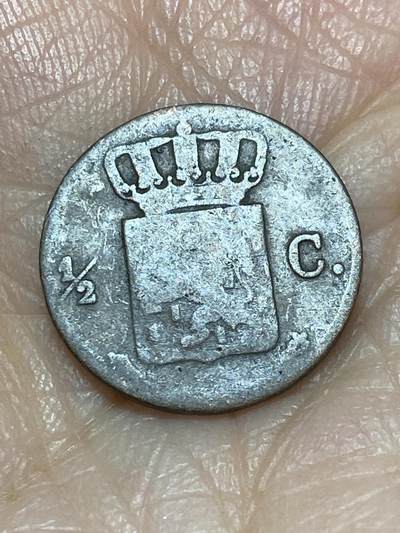 2025年第一百二十场(总第一百四十六场）外国好品散币(免佣金) - 荷兰🇳🇱1832年1/2分