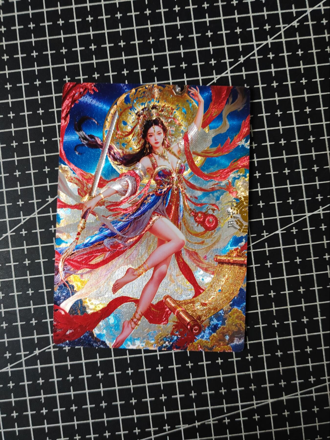 铃鹿第九期（提示一：自制卡难免瑕疵，可能存在撞角爆边等出厂瑕疵，介意慎拍；提示二：参拍请慎重，跑单押金不退的）） 粗闪玄女