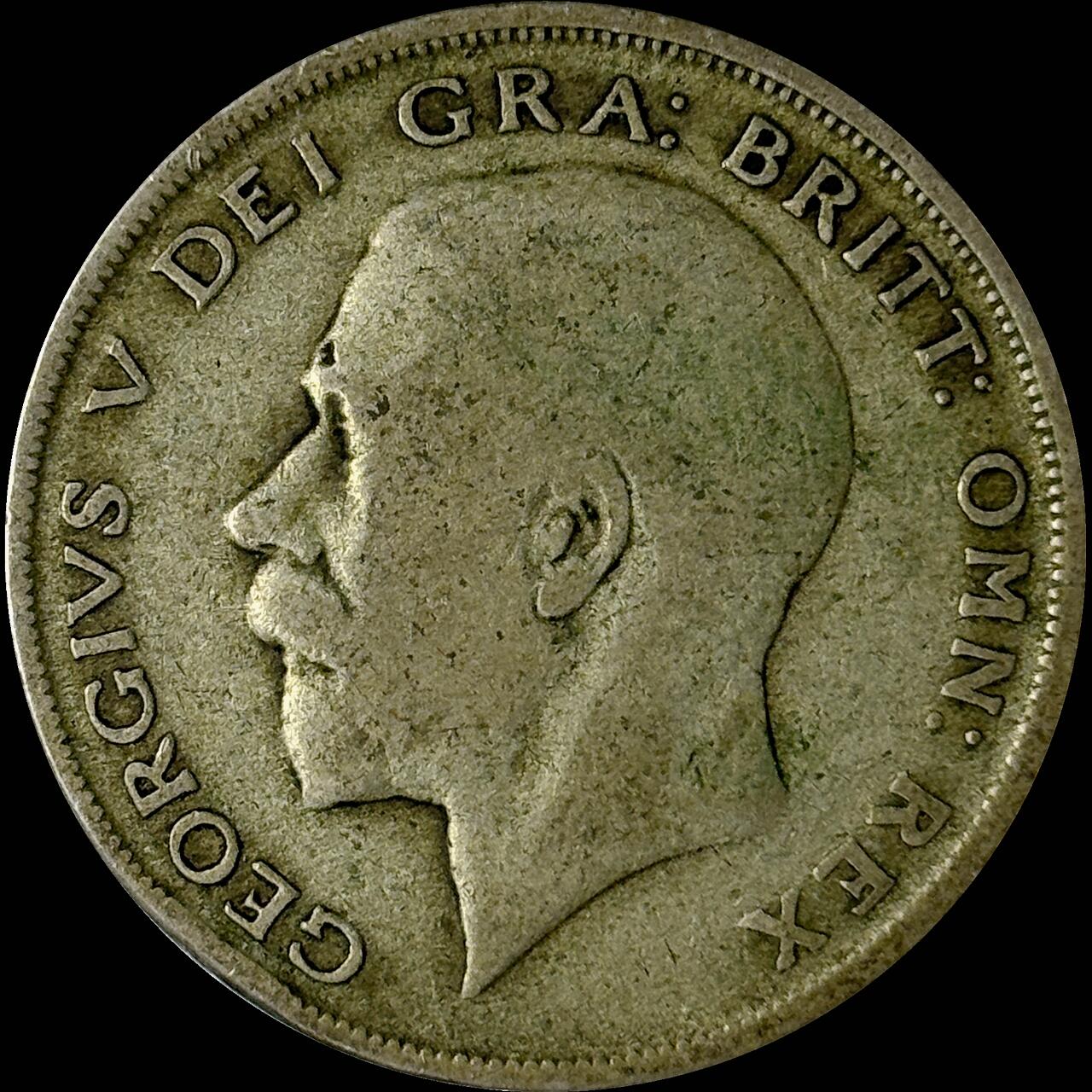 【雨安】【世界币章112-113期】周五/周六 两场连拍 2025-10-31 周五 19:30 保真 8秒倒数自动落锤 高效拍卖  [裸币各国] Great Britain 英国 1/2克朗 1920年 乔治五世 半克朗