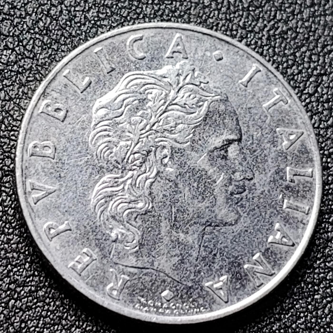 泉币菌-第120场-精品福利场 意大利 1975年 50里拉 锻冶之神 伍尔坎 24mm