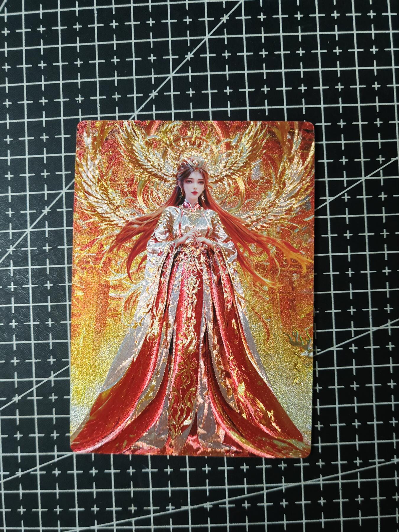 铃鹿第九期（提示一：自制卡难免瑕疵，可能存在撞角爆边等出厂瑕疵，介意慎拍；提示二：参拍请慎重，跑单押金不退的）） 火灵儿粗闪单卡