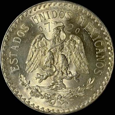 【雨安】【世界币章112-113期】周五/周六 两场连拍 2025-10-31 周五 19:30 保真 8秒倒数自动落锤 高效拍卖  - [裸币各国] Mexico 墨西哥 1比索 1933年 KM# 455 [16.66 g., 0.720 Silver]