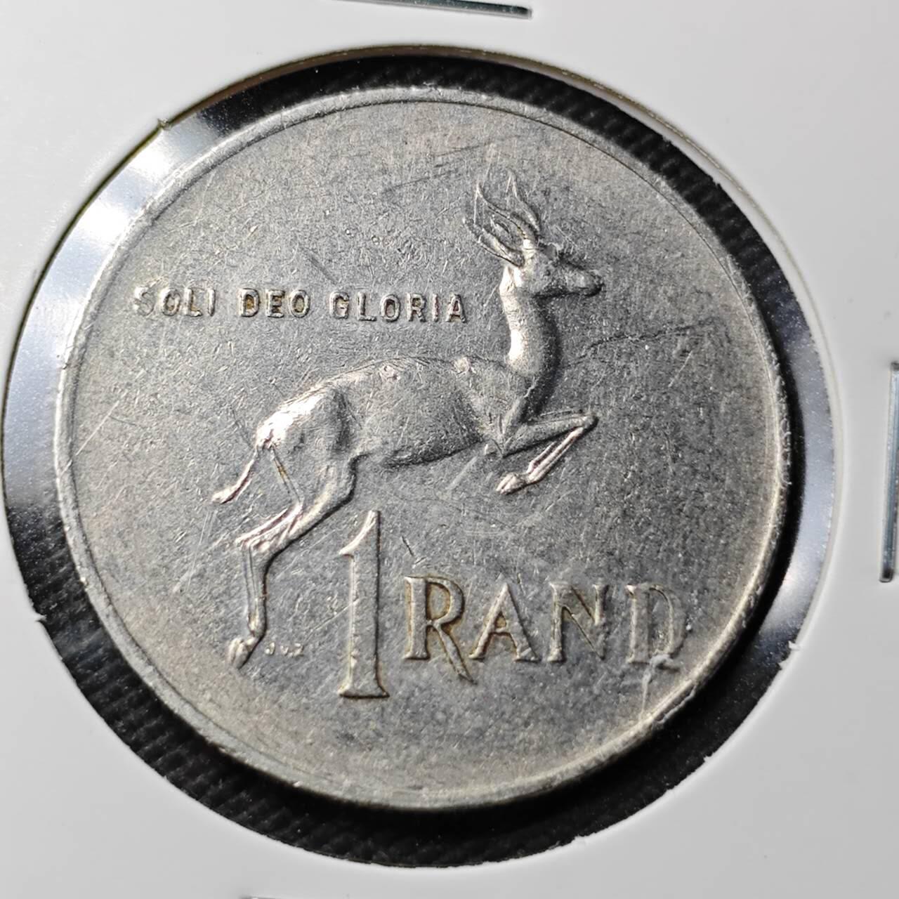 KK钱币收藏小铺  第361场  2月预留时间 周末发货  1979南非1兰特