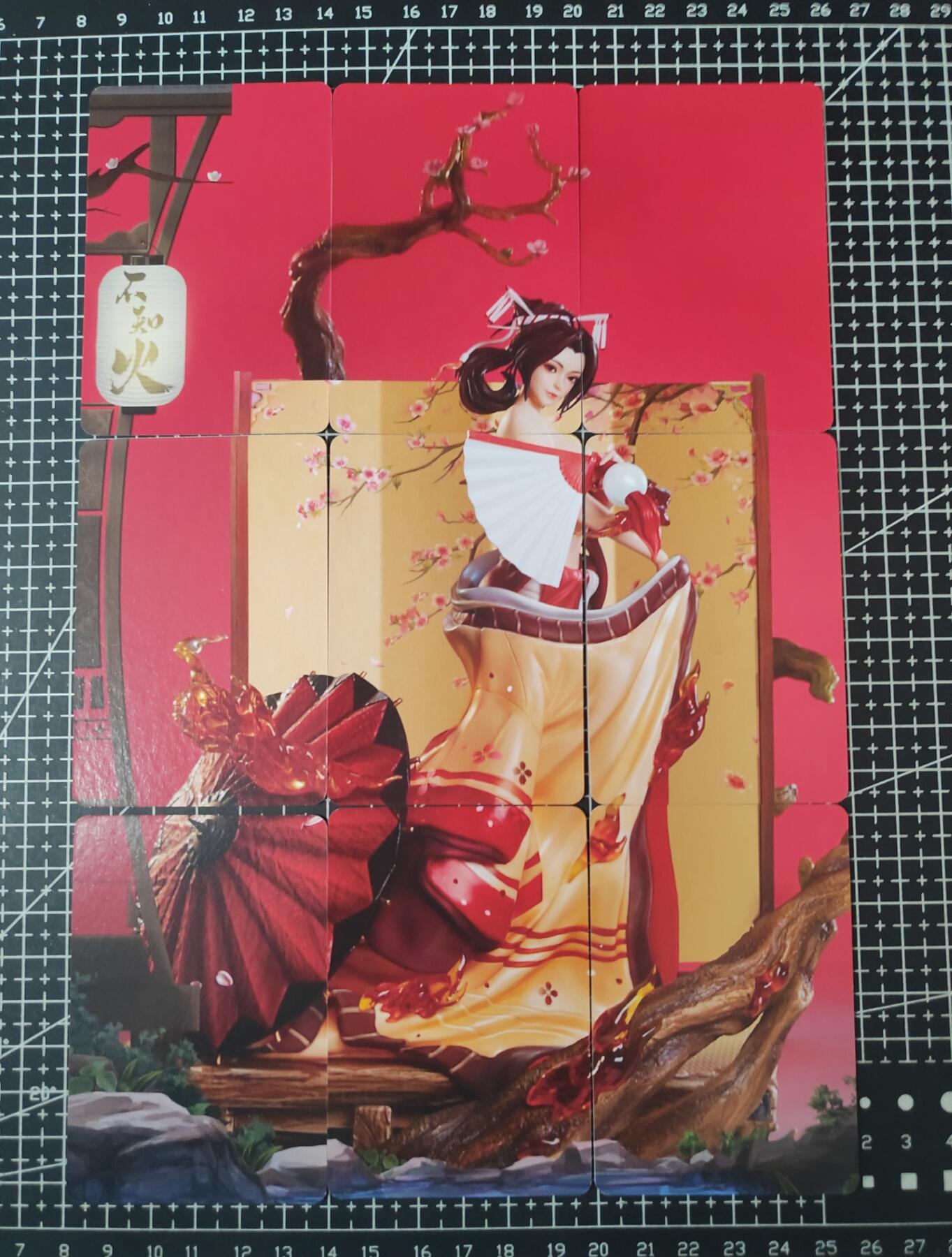 铃鹿第九期（提示一：自制卡难免瑕疵，可能存在撞角爆边等出厂瑕疵，介意慎拍；提示二：参拍请慎重，跑单押金不退的）） 不知火舞9拼粗闪