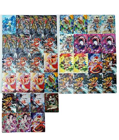 白泽拍卖卡牌手绘专场第27期 - 2025 范特卡 春芳西游之花西拾 散卡 39张  粗闪 普卡 带盒