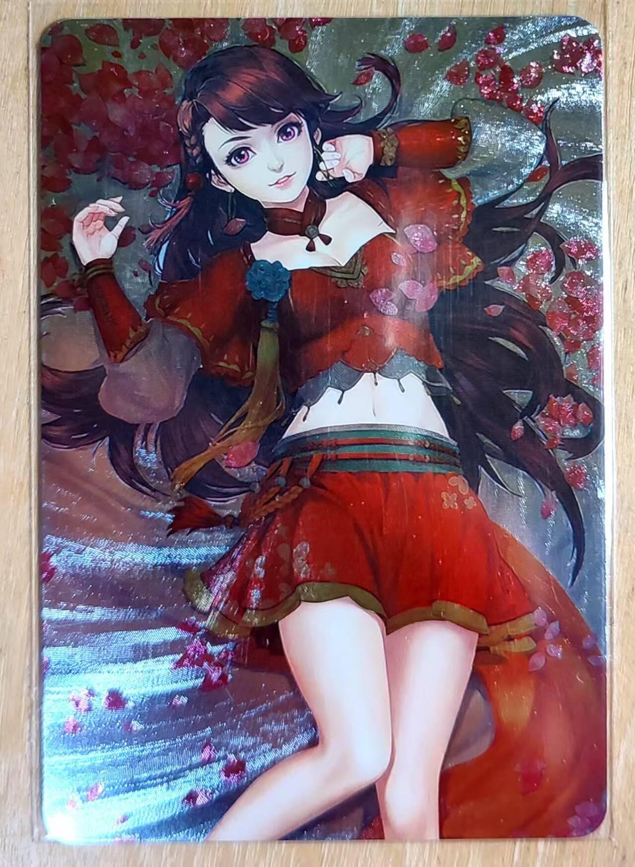 龙虎卡牌第六一场 （无佣金，单场满200元包邮，欢迎送拍） 粗闪 裁缝卡牌 三国特卡 卡背艺术版