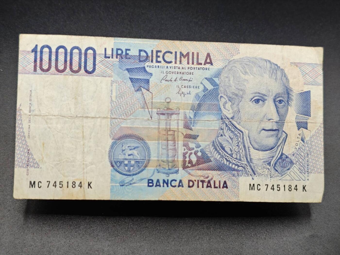 【淘币小摊】实时拍第七百八十二拍   无佣金纸币福利场   满百包邮可预留二周 每周一统一发货   意大利10000里拉