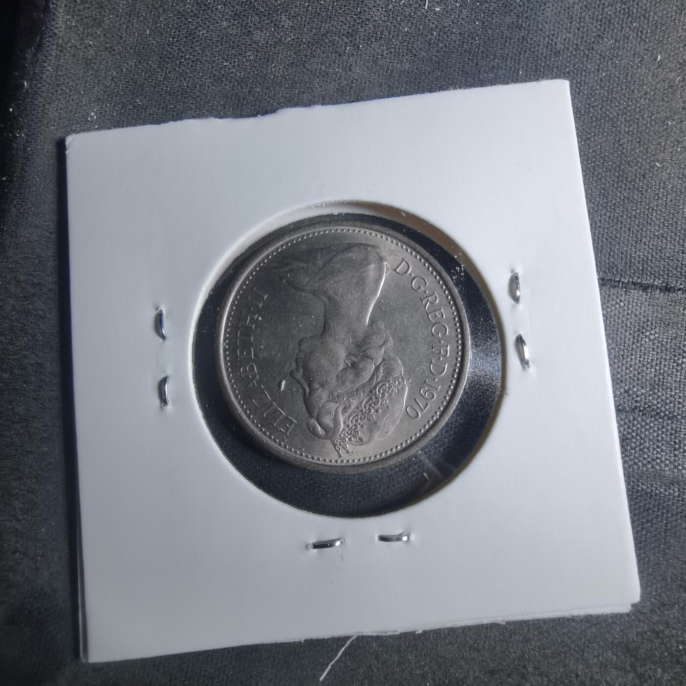 沼泽如烟--第885场 英国1970年5便士