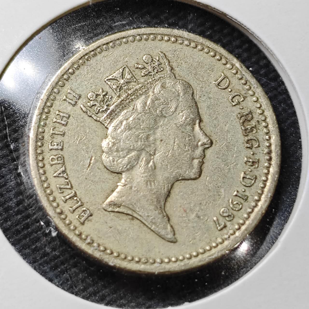 KK钱币收藏小铺  第361场  2月预留时间 周末发货  英国1镑