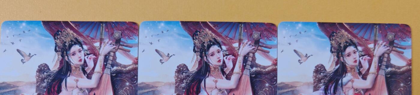 趣卡卡拍No.18期（无佣金免手续费，分享成交有奖） 【普卡】焱卡文化-巴丁 绝色绘卷PART3 王昭君普卡三渐变1套3张