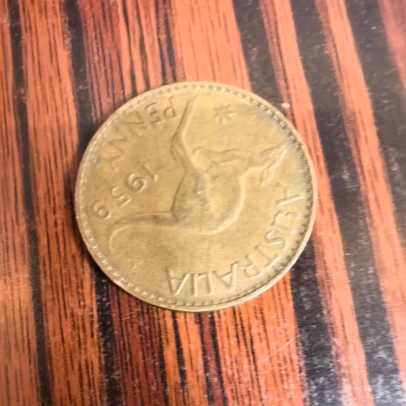 泡泡币外币第十八场可代拍15038385335微信 1959年澳大利亚袋鼠币。